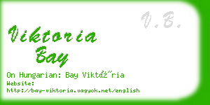 viktoria bay business card